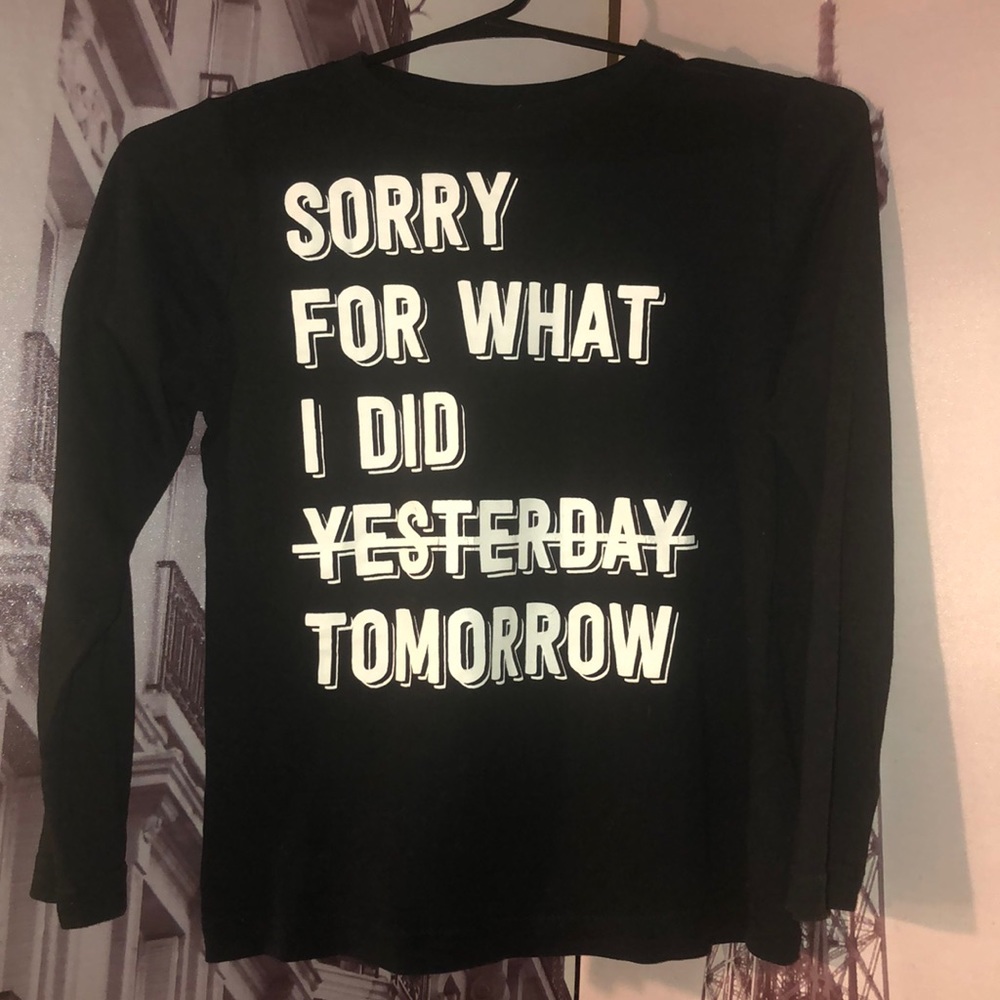 Boys black T-shirt